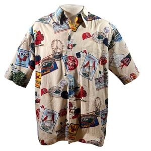 Reyn Spooner St Louis Cardinals MLB Baseball Hawaiian Shirt Men's XL